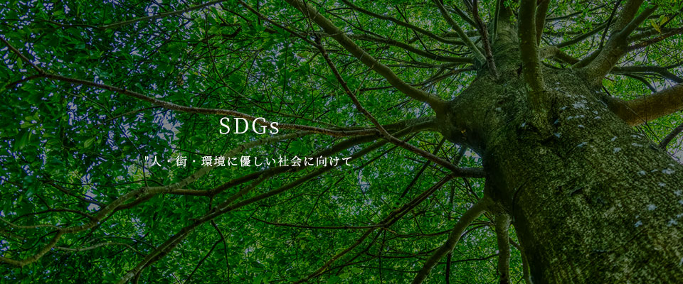 SDGs 人・街・環境に優しい社会に向けて